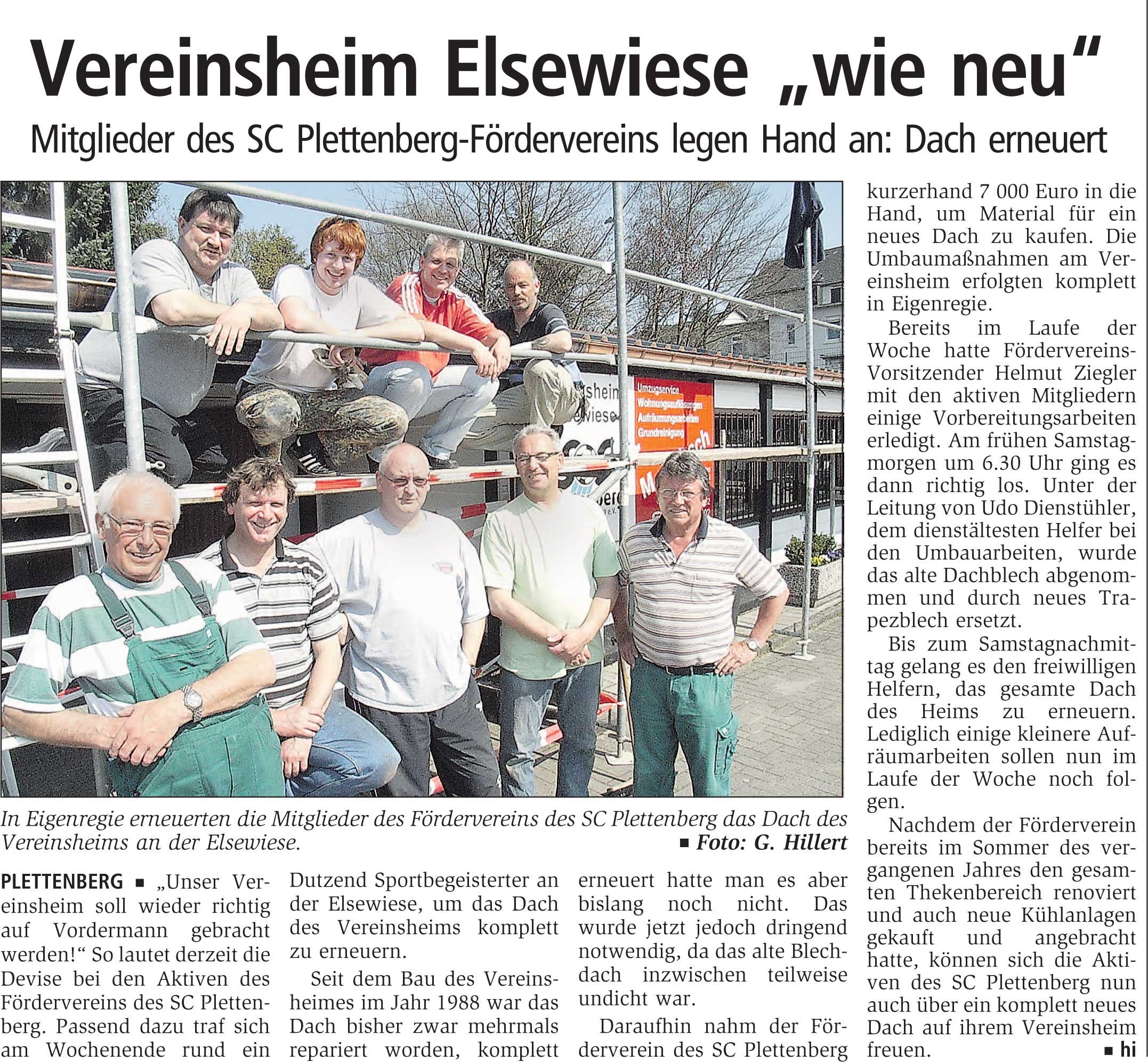 16.04.2009 - Süderländer Tageblatt