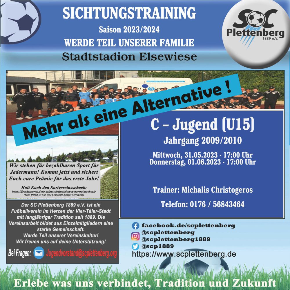 Sichtungstraining U15