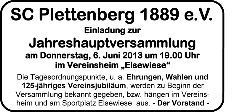 Anzeige JHV 2013